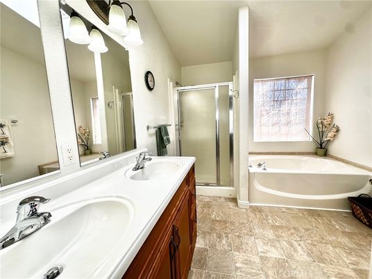 Bathroom, Dual Sink Vanities, Glass Shower, Interior
