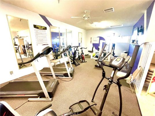 Fitness Equipment, Gym, Interior