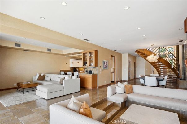 Interior, Living room, Recessed Lighting