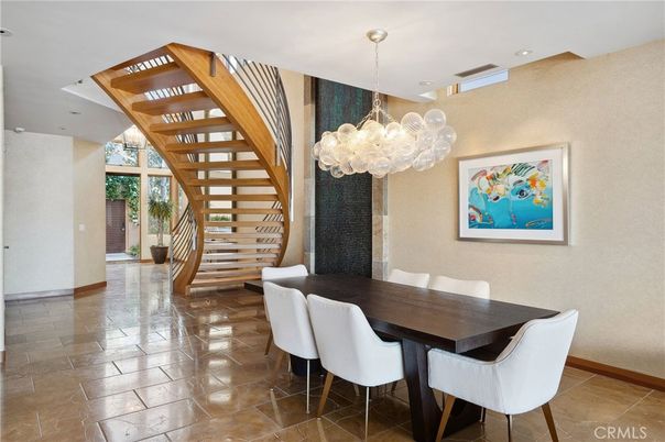 Chandelier, Dining room, Interior, Recessed Lighting