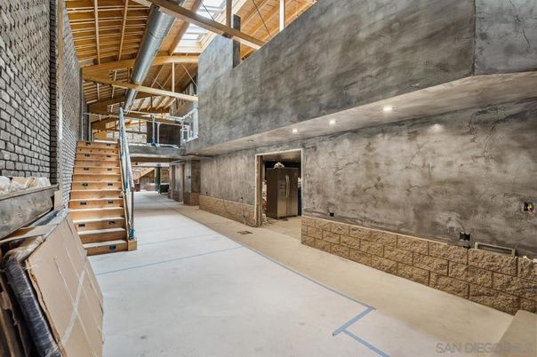 Interior, Recessed Lighting, Stone Walls