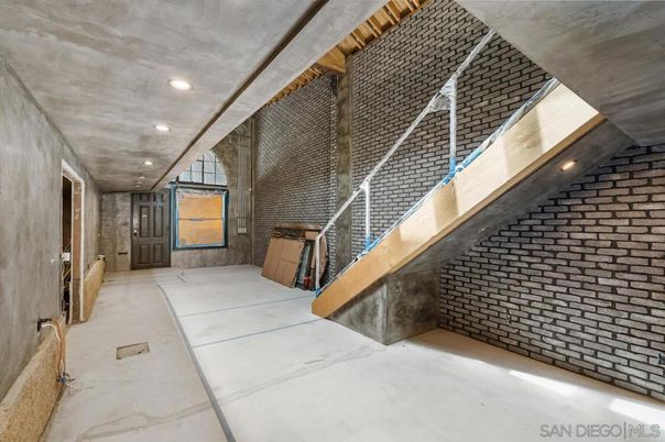 Interior, Recessed Lighting, Stone Walls