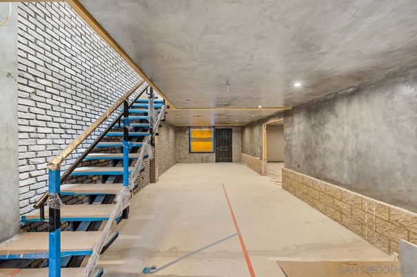 Interior, Recessed Lighting, Stone Walls