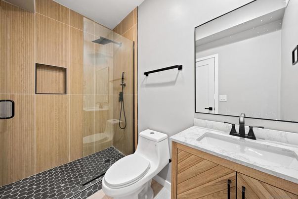 Bathroom, Glass Shower, Interior