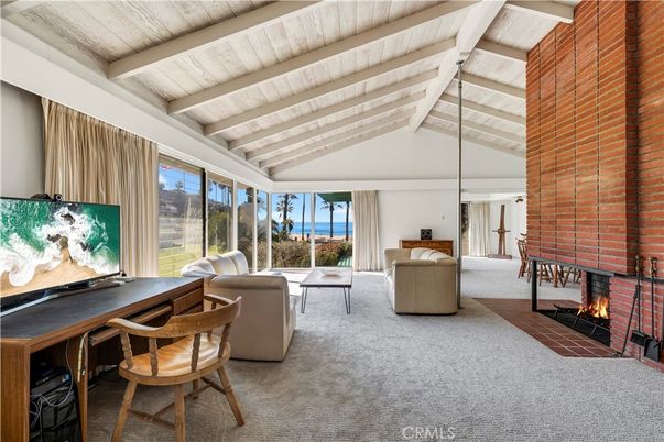 Dining room, Fireplace, Interior, Living room, Stone Walls, Wooden Beams, Wooden Ceilings