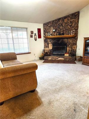 Fireplace, Interior, Living room, Stone Walls