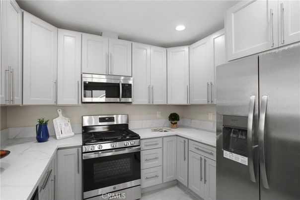 Interior, Kitchen, Recessed Lighting, Stainless Steel Appliances