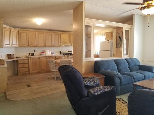 Interior, Kitchen, Living room, Wood Texture Flooring