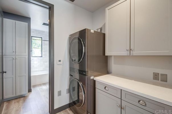 Interior, Utility Closets, Washer, Wood Texture Flooring
