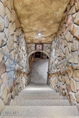Interior, Recessed Lighting, Stone Walls