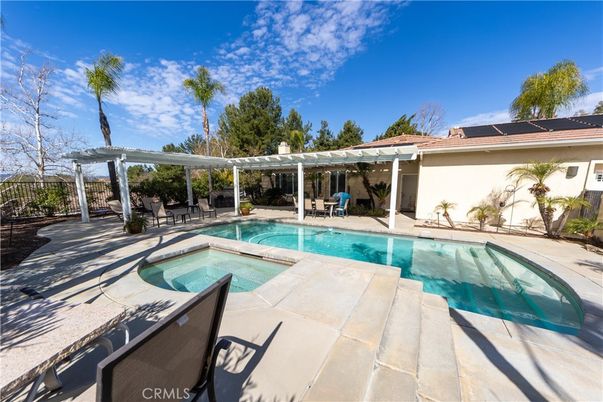 Exterior, Pool, Solar Panels