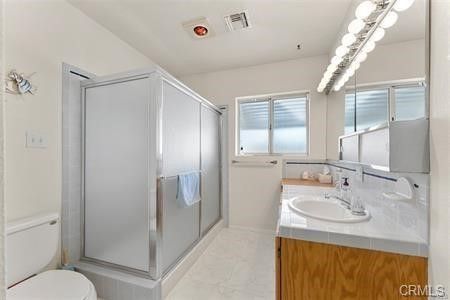 Bathroom, Glass Shower, Interior, Tile Countertops
