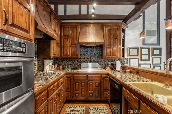 Interior, Kitchen, Stainless Steel Appliances, Tile Countertops