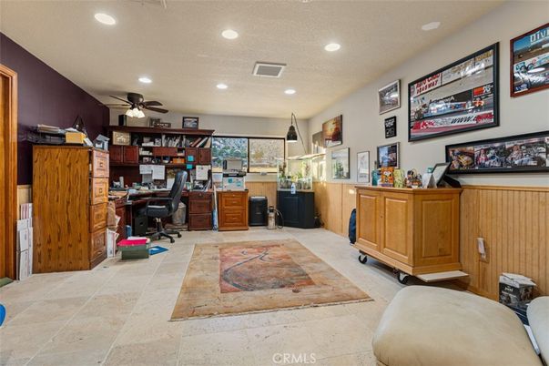 Home Office, Interior, Recessed Lighting