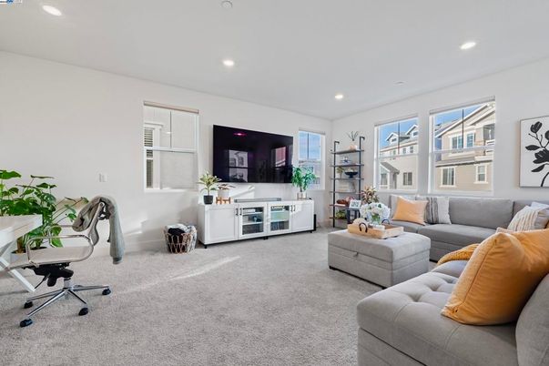 Home Office, Interior, Living room, Recessed Lighting
