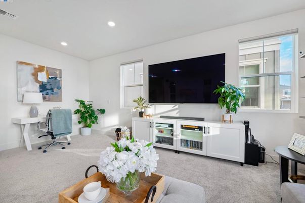 Home Office, Interior, Recessed Lighting