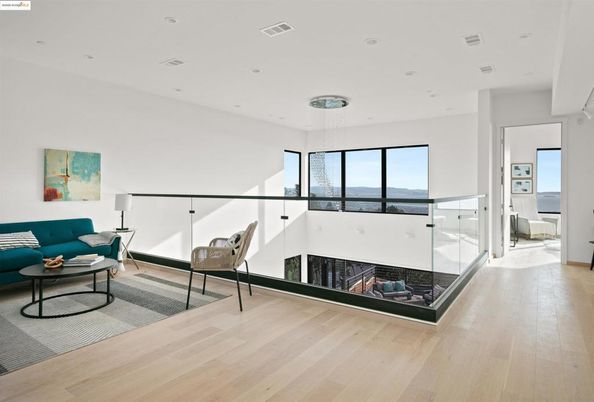 Fireplace, Interior, Living room, Pendant Lights, Recessed Lighting, Wood Texture Flooring