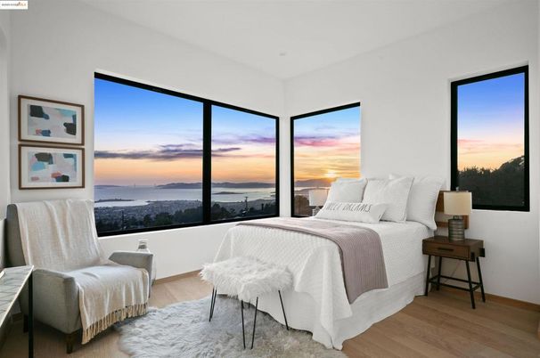 Bedroom, Interior, Water, Wood Texture Flooring