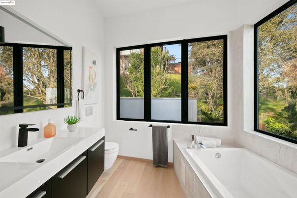 Bathroom, Interior, Wood Texture Flooring