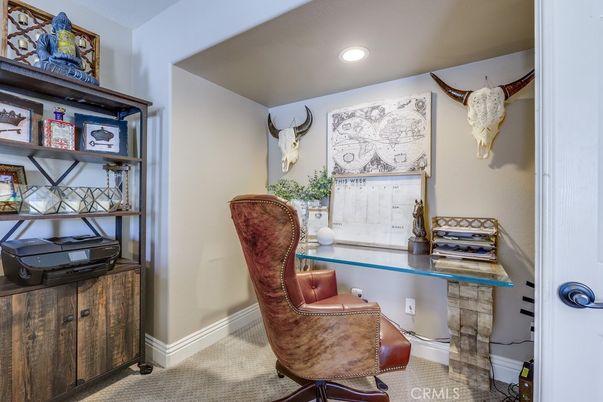 Home Office, Interior, Recessed Lighting