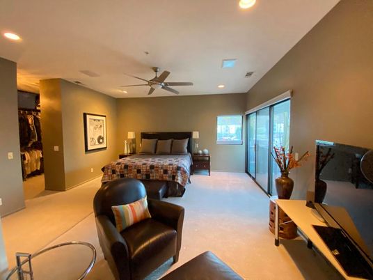 Bedroom, Interior, Recessed Lighting
