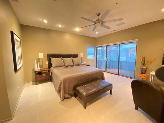 Bedroom, Interior, Recessed Lighting