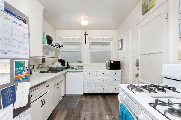 Interior, Kitchen, Wood Texture Flooring