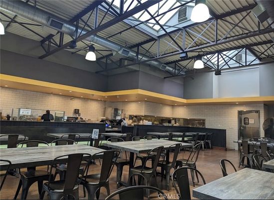 Dining room, Interior, Pendant Lights, Recessed Lighting, Stone Walls