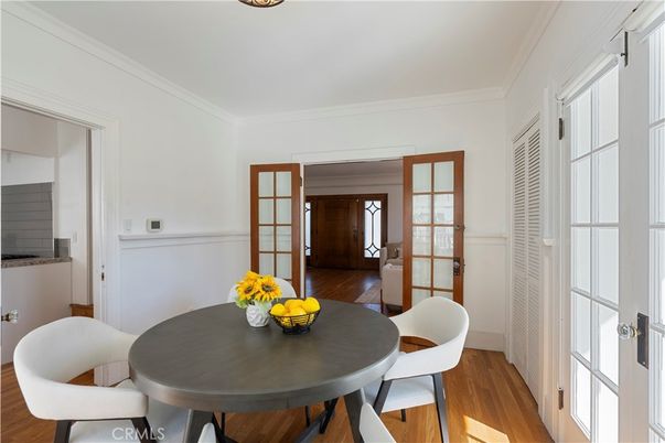 Dining room, Interior, Wood Texture Flooring