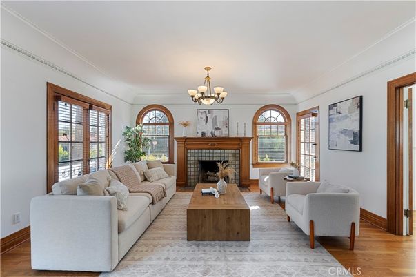 Chandelier, Fireplace, Interior, Living room, Wood Texture Flooring
