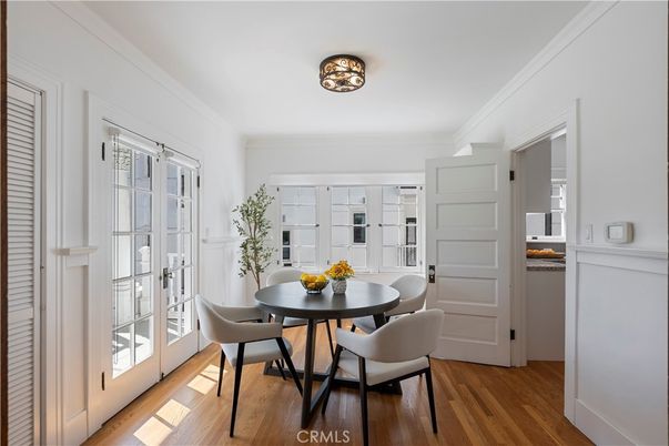Dining room, Interior, Wood Texture Flooring