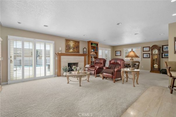 Fireplace, Interior, Living room, Recessed Lighting