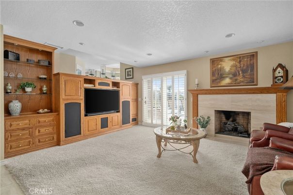 Fireplace, Interior, Living room, Recessed Lighting