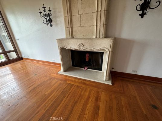 Fireplace, Interior, Wood Texture Flooring