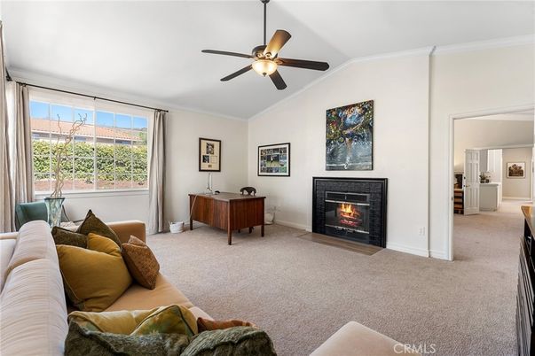 Fireplace, Home Office, Interior, Living room