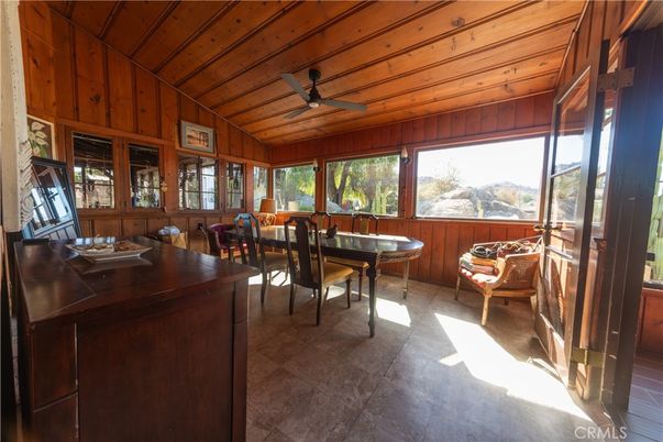 Dining room, Interior, Wooden Ceilings, Wooden Walls