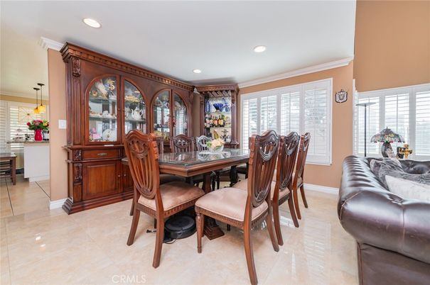 Dining room, Interior, Pendant Lights, Recessed Lighting