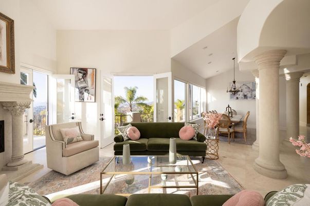 Dining room, Fireplace, Interior, Living room