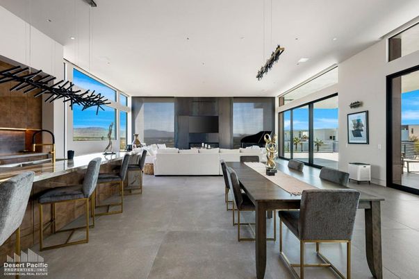 Dining room, Interior, Kitchen, Living room, Pendant Lights, Recessed Lighting, Water