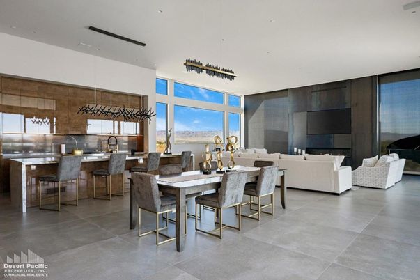 Dining room, Interior, Kitchen, Living room, Pendant Lights, Recessed Lighting, Water