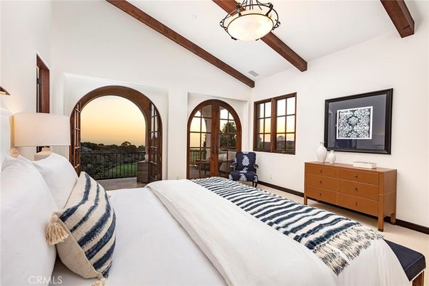Bedroom, Interior, Wooden Beams
