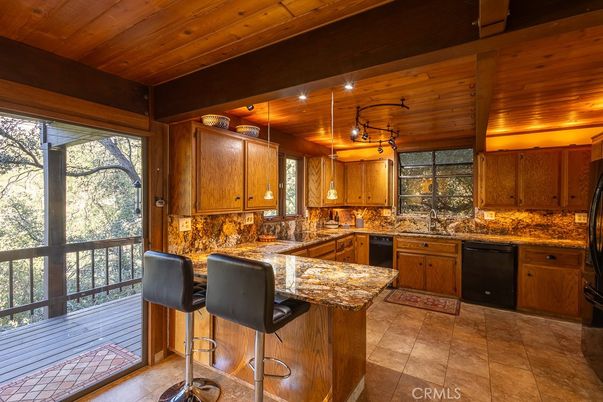 Interior, Kitchen, Wooden Ceilings