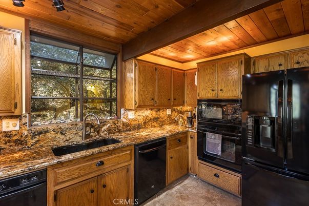 Interior, Kitchen, Wooden Ceilings