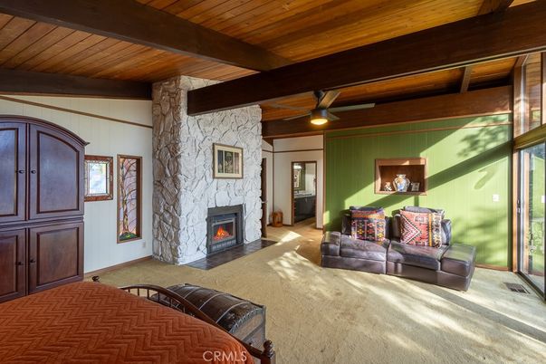 Fireplace, Interior, Living room, Stone Walls, Wooden Beams, Wooden Ceilings