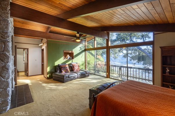 Bedroom, Interior, Wooden Beams, Wooden Ceilings