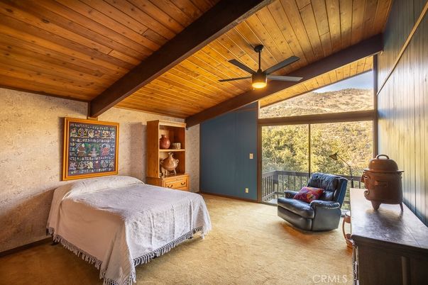 Bedroom, Interior, Wooden Beams, Wooden Ceilings