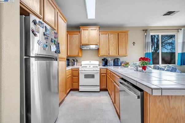 Interior, Kitchen, Tile Countertops