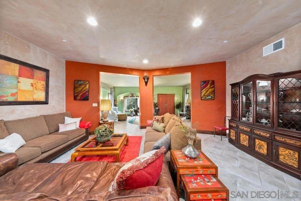 Interior, Living room, Recessed Lighting
