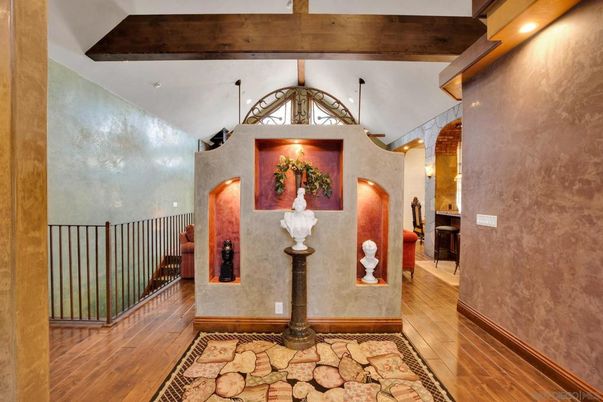 Interior, Pendant Lights, Recessed Lighting, Wooden Beams, Wood Texture Flooring