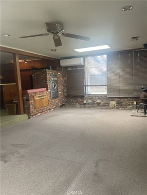 Empty room, Interior, Recessed Lighting, Stone Walls